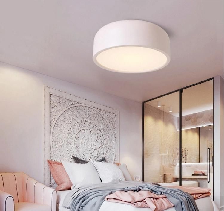 LED E27 Round Modern Ceiling Lamp Fixture Home Office Living Room LED Ceiling Light Flush Mount (WH-MA-187)