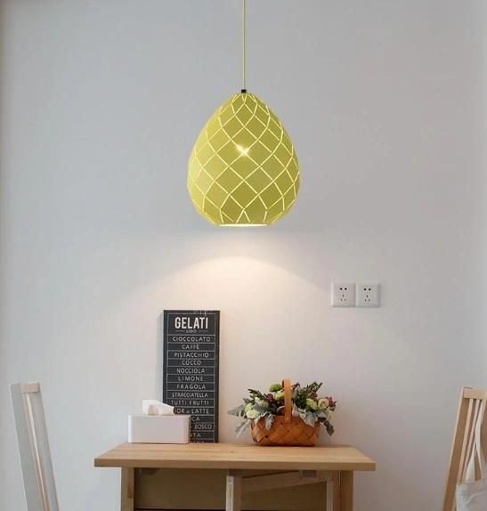 Nordic Creative Colorful Aluminum Pendant Lamp for Home
