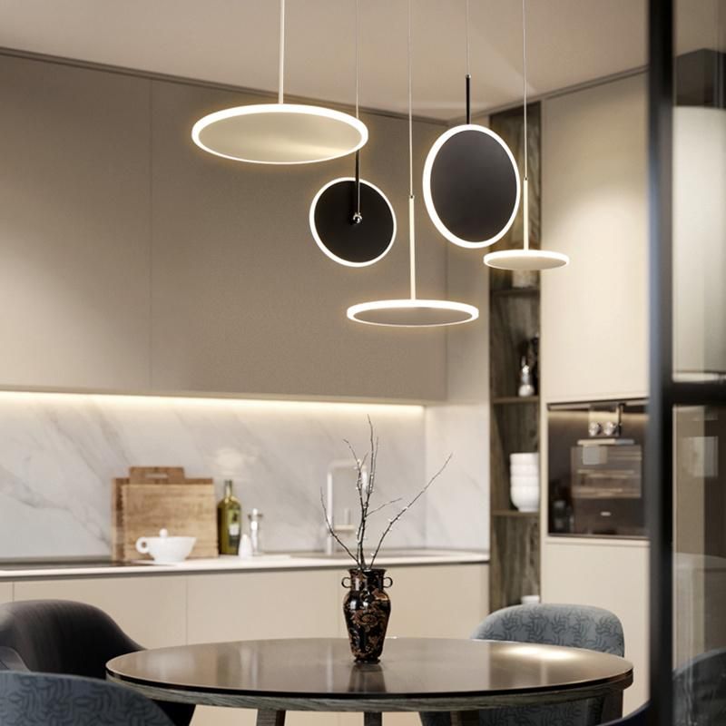 Nordic Chandelier Living Room Modern Rotunda Ceiling Light LED Pendant Lamp