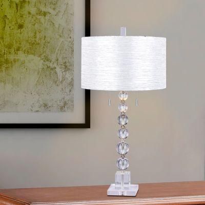 Hotel Luxury Modern Black Fabric Lamp Shade Desk Lamp Home Decorative Night Light Bedside Table Lamp