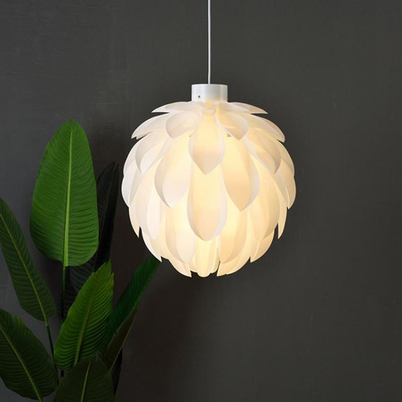 Nordic Pendant Lamp Design White Pinecone Creative Acrylic Lamp for Dining Room Kitchen Bar Pendant Light (WH-AP-107)