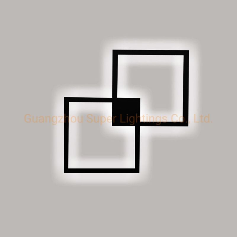 Square Light Recessed Chandelier LED Pendant Light for Living Room