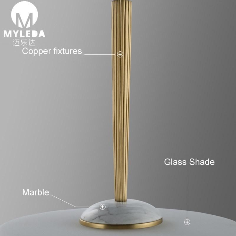 Modern Restaurant Chandeliers LED Pendant Light with Marble