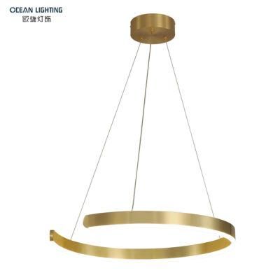 Ocean Lighting Wholesal Luxury Modern Indoor LED Gold Pendant Light