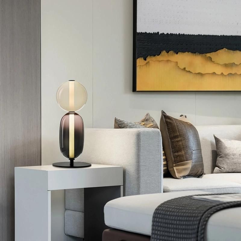 Nordic Minimalist Creative Gourd Floor Lamp Designer Model Room Living Room Bedroom Bedside Modern Light Luxury Table Lamp