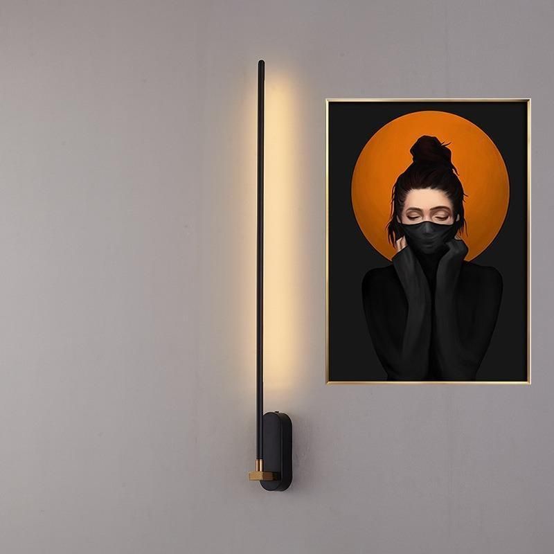 Nodic Long Strip Wall Lamps Modern Simple Living Room TV Background Home Decor Wall Light Creative Aisle Stair Wall Decor Lamp