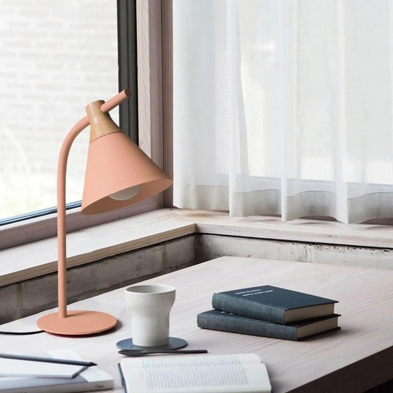 Nordic Style Colorful Reading Bedside Table Lamp
