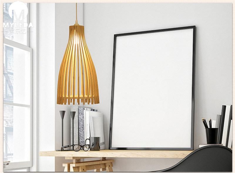 Industrial Style Loft Wood Pendant Chandelier Lighting Fixture