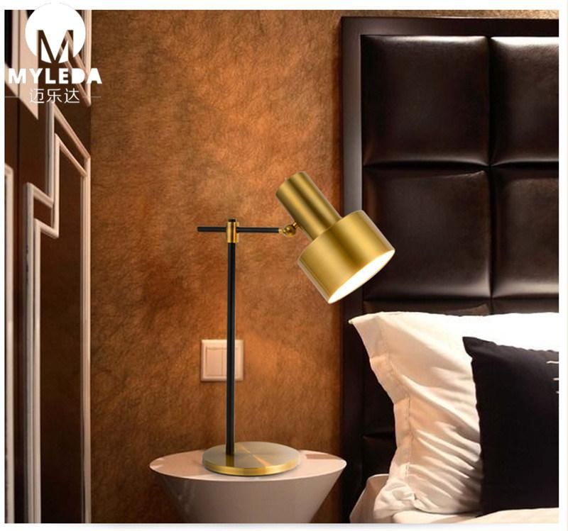 Modern Simple Adjustable Head Table Desk Lamp Night Stand Light