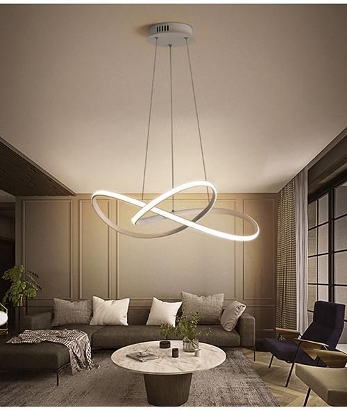 Indoor Lighting with 110V 220V LED Aluminum Chandelier Light for Home Decoration