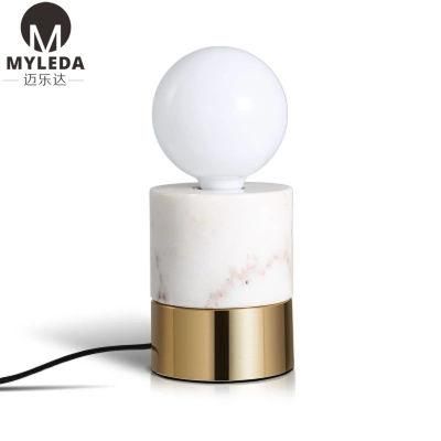 Hotel Bedroom Bedside Decorative Marble Table Lamp