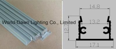 Excellent Heat Dissipation Aluminium Profile with PC Cover for LED Strip