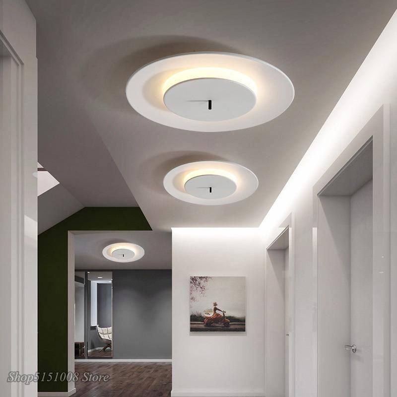 Modern Simple LED Ceiling Lights Nordic Living Room Children′s Room Round Ceiling Lamp (WH-MA-197)