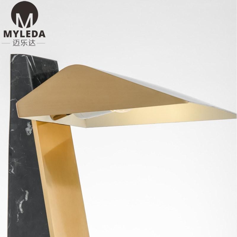 Marble Black Table Lamp Decorative Bedroom Table Light