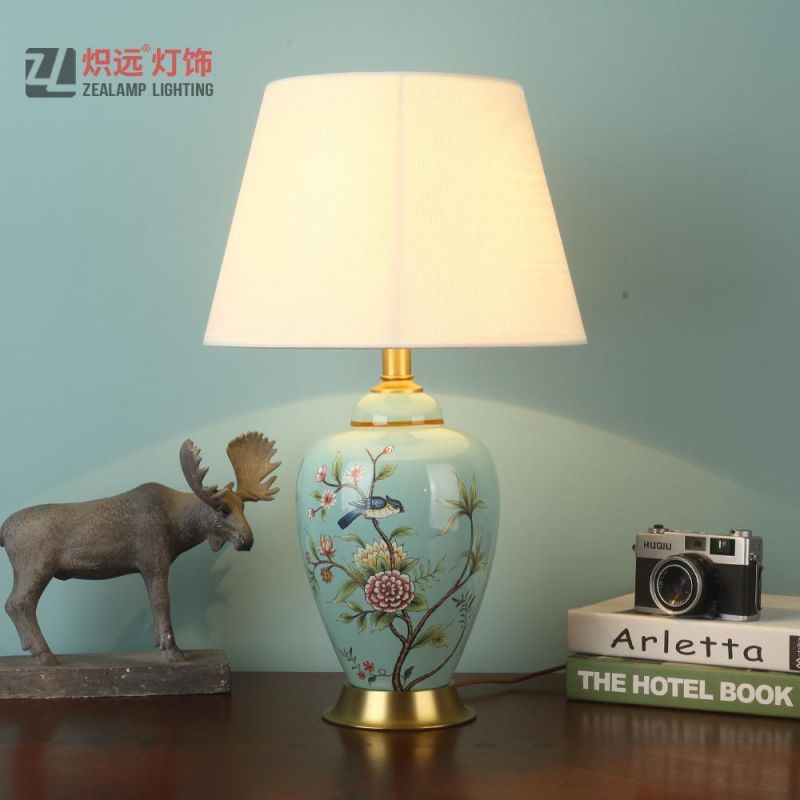 Chinese Decorative Rural Ceramic Lamp for Bedroom Reading Light (TL8071)