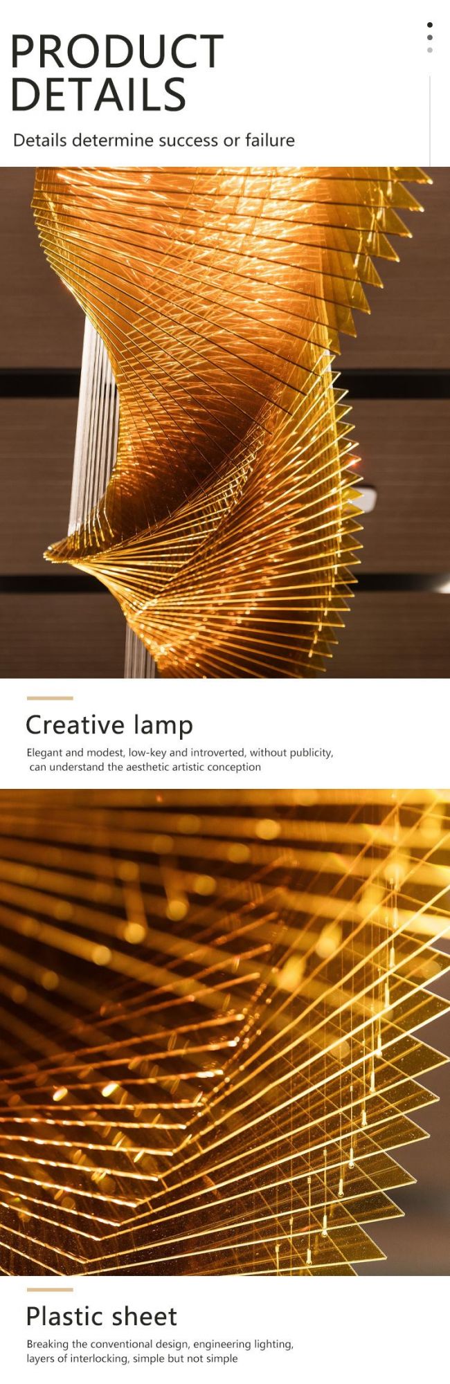 Engineering Customization Decoration Commercial Center Hotel Non-Standard LED Chandelier Light