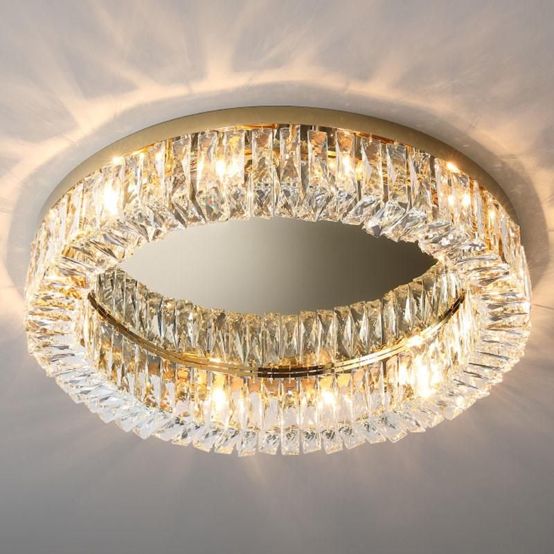 Modern Crystal Ceiling Lamp Creative Living Room LED Lighting Bedroom Pendant Light