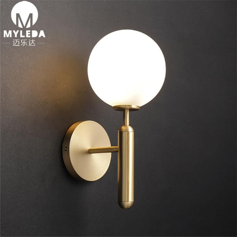 Villa Hotel Interior Modern Decorative Glass LED Wall Light