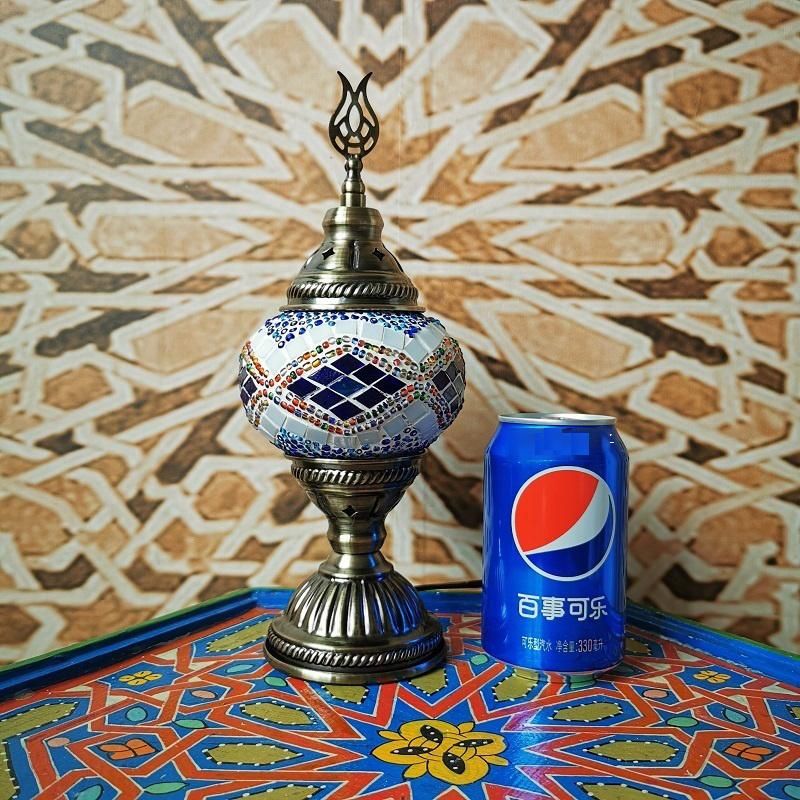 Turkish Mosaic Table Lamp Vintage Art Deco Handcrafted Retro Table Lamp (WH-VTB-06)