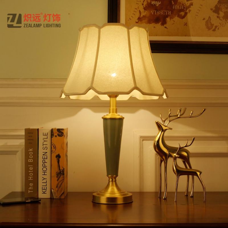 Adornment Desk Lamp Originality Porcelain Umbrella Table Light (TL8051)