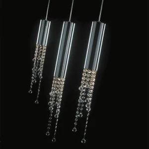 Elegant Design Crystal Pendant Lamp with 3 Lights [00795]