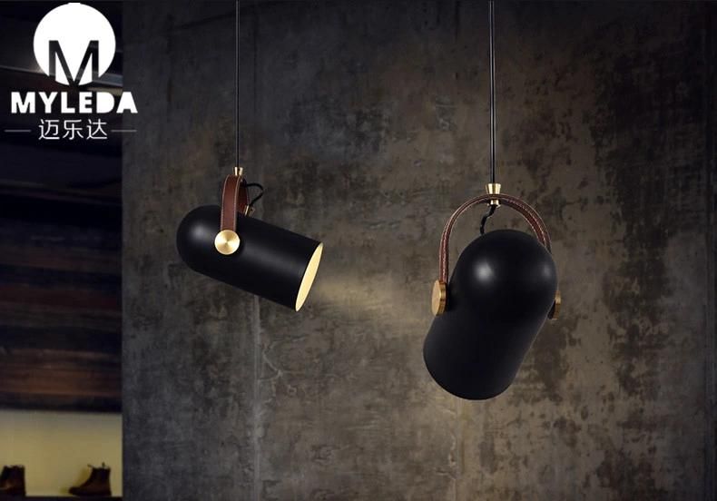 Simple Retro Iron Hanging LED Pendant Lamp