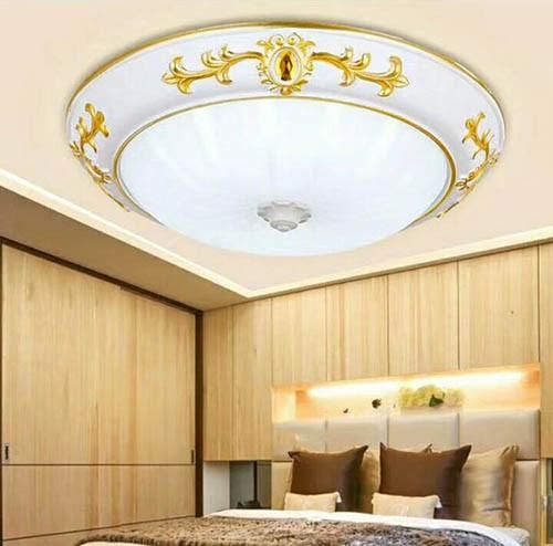 Clasic Europe Style Round Glass Ceiling Light Bedroom Ceiling Light for Kids Room Decoration