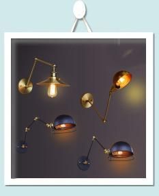 Vintage Industrial Style Loft Creative Minimalist Swing Arm Wall Lamp (WH-VR-09)