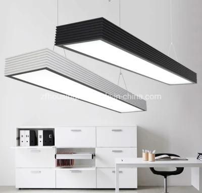 Factory Price Dimming LED 6000K Pendant Lights Adjustable Hanging Lighting Office Linear Light Zf -Cl-080
