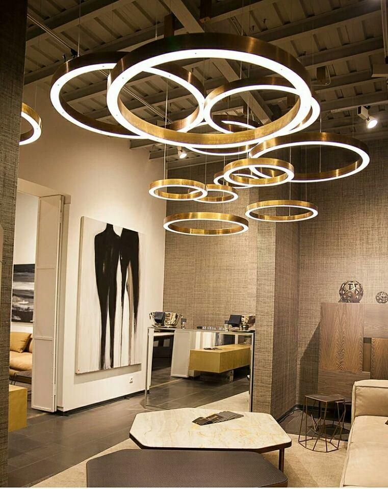 Gold Luminaires Modern LED Pendant Lights