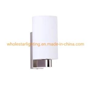 Metal Wall Lamp with Glass Shade (WHW-743)