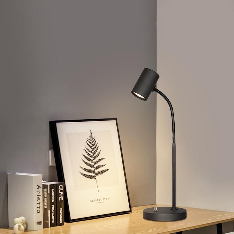Nordic Desk Lamp Eye-Caring Table Lamp Port Multifunction LED Desk Lamp Brightness Levels Function Flashlight Bedside Lamp Dimmable