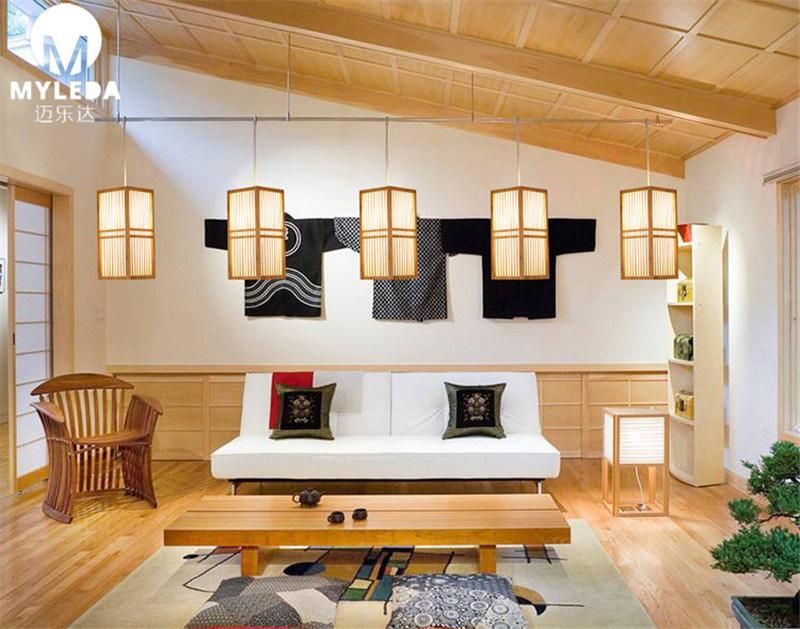 Restaruant Chinese Design Rattan Bamboo Pendant Light