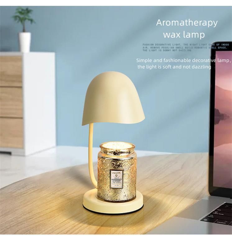 Creative Fragrance Bedside Table Candle Lamp Timed Eggshell Melting Wax Light Candle Aromatherapy Lamp