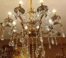 68819 Crystal Candle Chandelier Lamp (Zinc alloy)