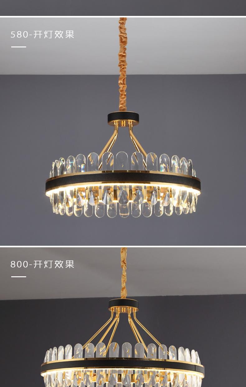 Zhongshan Lighting Crystal Chandelier Pendant Lamp Ceiling Lights with Living Room