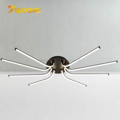 APP Control Dimmable LED Strip Black Ceiling Lamp Light for Living Dining Bedroom