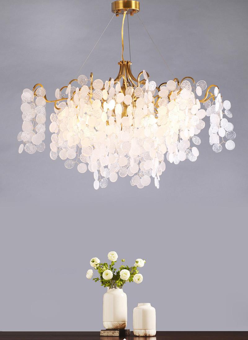 American Hotel Tree Branch Copper Crystal Chandeliers Lighting