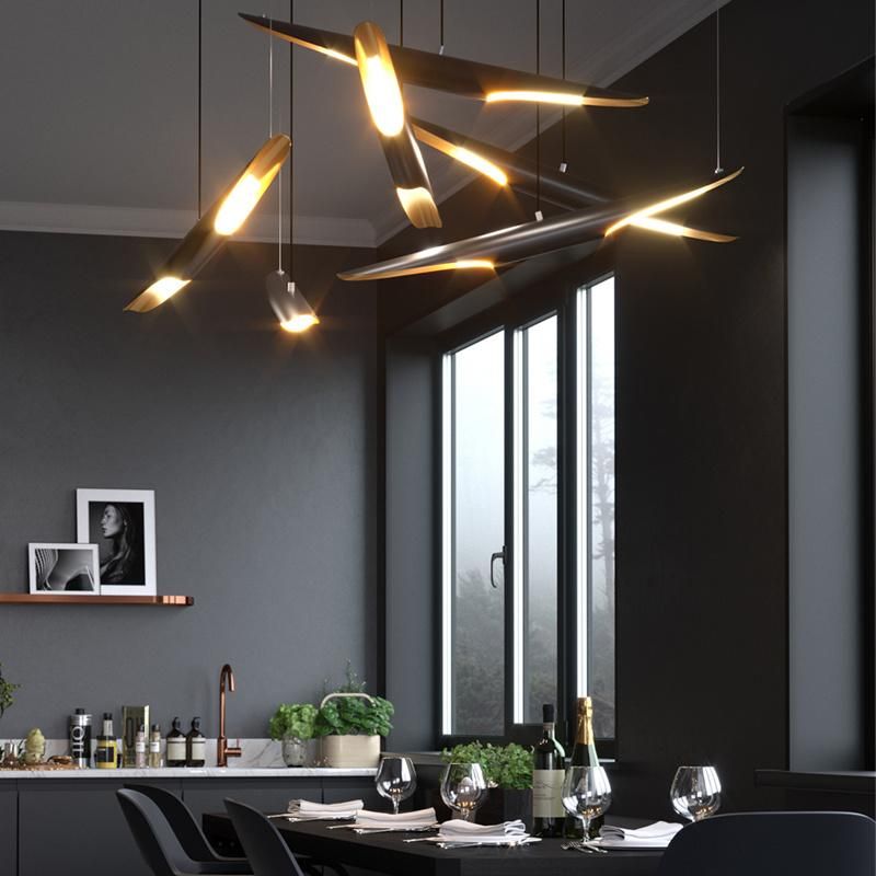 Stairs Light High Class Hotel Lobby Exhibition Hall Pendant Lamp