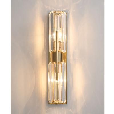 Living Room Lighting Crystal Light Modern Simple Hotel Decorative Wall Lamp