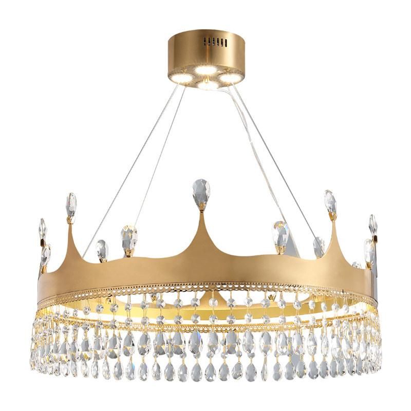 Hot Sale Large Pendant Hanging Light LED Crystal Chandeliers Modern Decorative Pendant Lamp
