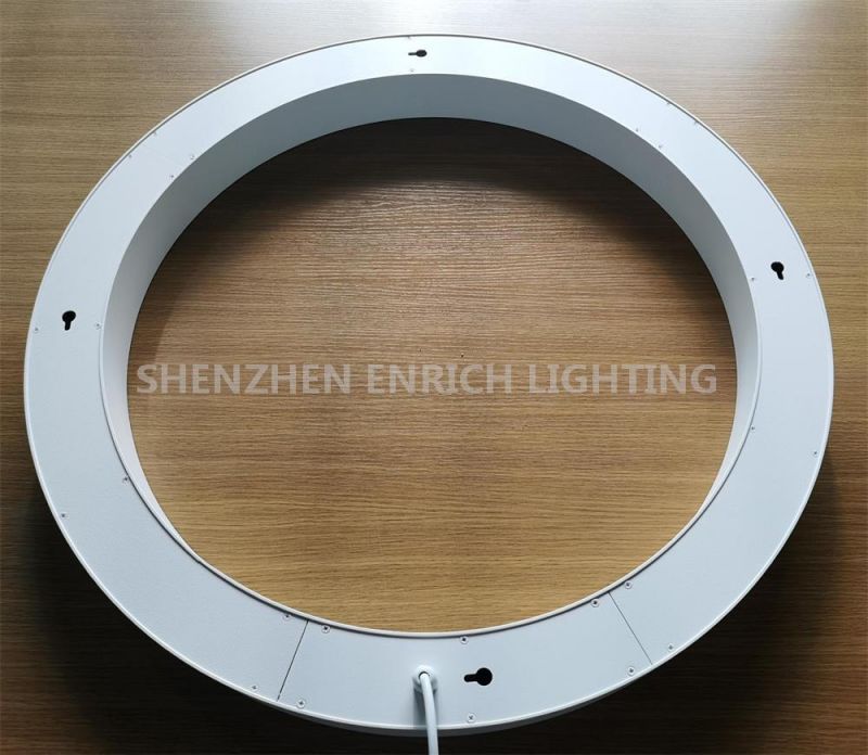 Black/White Suspended LED Circle Light Bendable Profile LED Curved Light for Projects