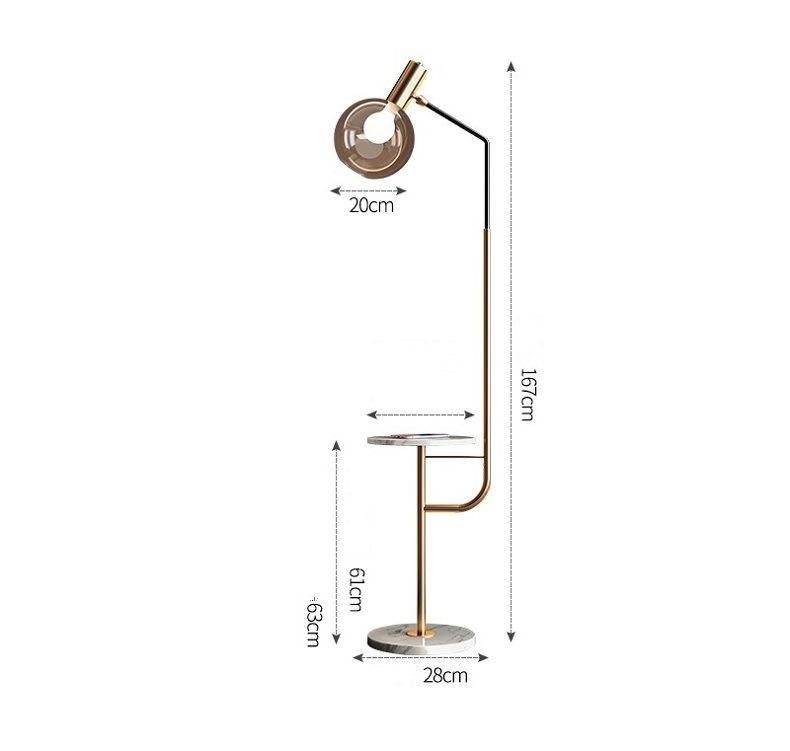Nordic Minimalist Modern Light Luxury Creative Elegant Vertical LED Floor Lamp (WH-MFL-111)