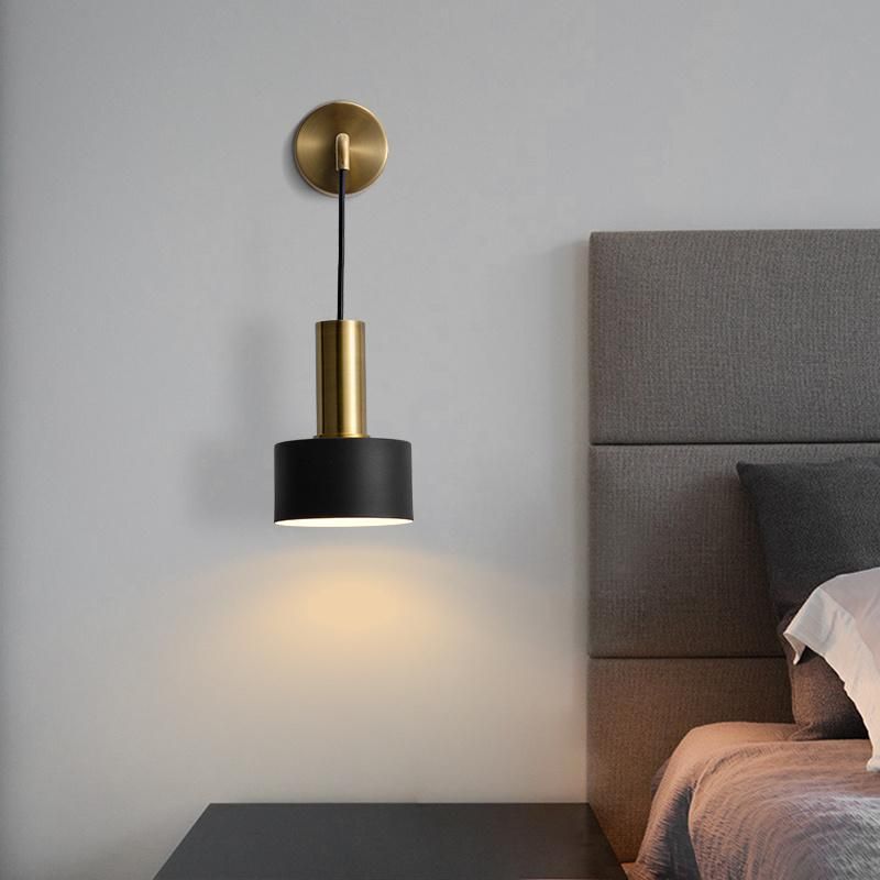Japanese Style Wall Lamp LED Dimmable Bedside Lamp for Living Room Bedroom