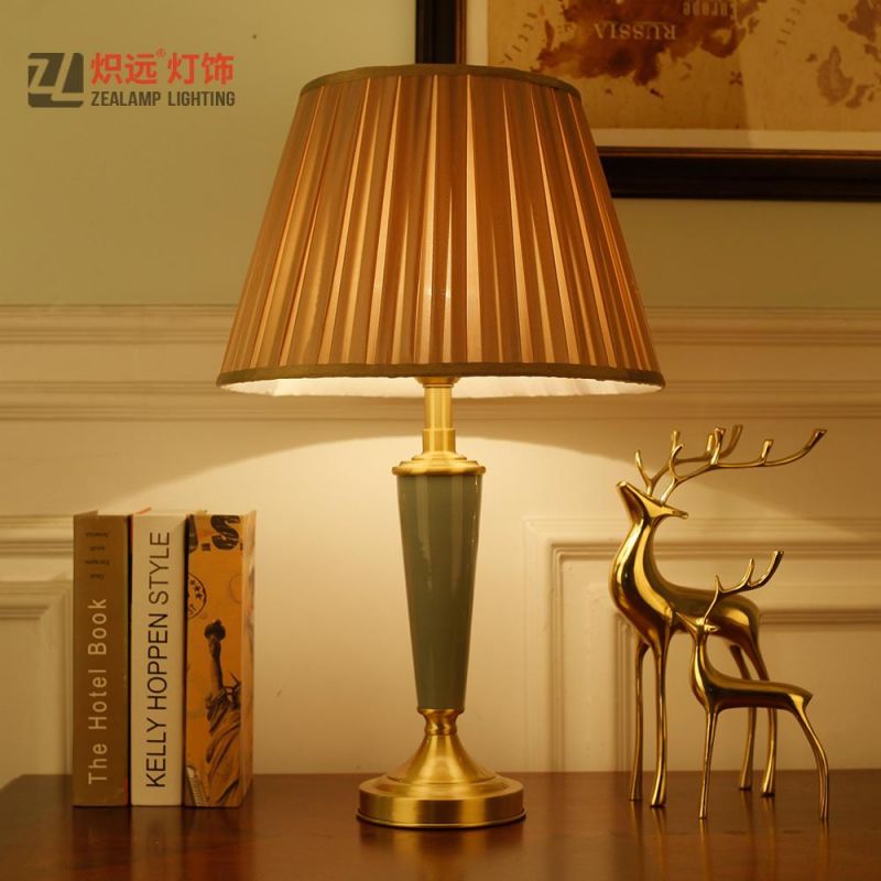 Adornment Desk Lamp Originality Porcelain Umbrella Table Light (TL8051)