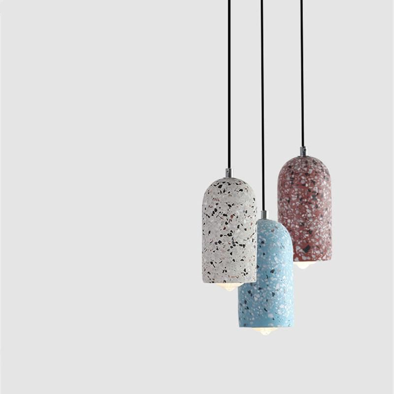 Nordic Cement Pendant Lamp Creative Trumpet Lamp Modern Long Hanging Lights for Home Decoration Pendant Lamp (WH-AP-245)