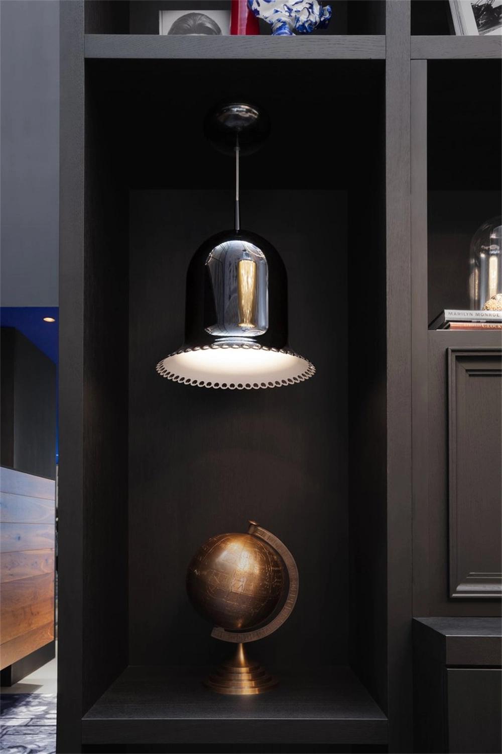 Contemporary Metal Smart Nordic Restaurant Echargeable Battery Touch Switch Pendant Light