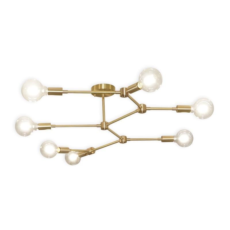 Black Gold Industrial Ceiling Light Fixtures for Indoor Home Ceiling Decoration (WH-LA-17)