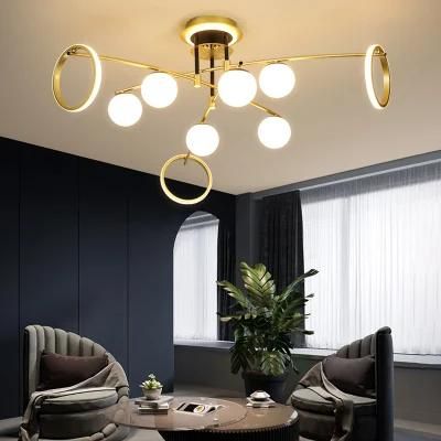 Luxury Modern Ceiling Light Simple Branch Diningroom Light Living Room Lamp
