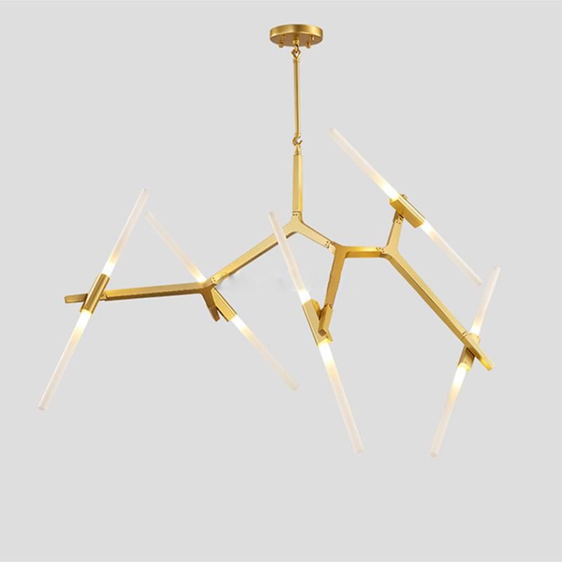 Industrial Style Retro Creative Living Room Firefly Bough Tree Chandelier